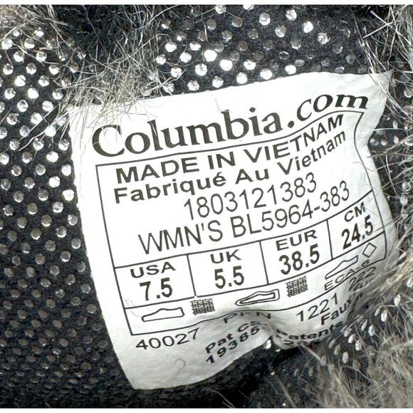 Columbia Women's Minx Mid III Boots, Nori/Persimmon, Size 7.5 - Picture 7 of 7